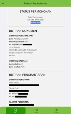 e-Lembaga Peperiksaan android App screenshot 10