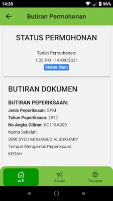 e-Lembaga Peperiksaan android App screenshot 18